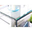 Saniyah 121.92cm Glass Top Console Table-333839068