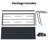 Powder-coated Metal Frame Standing Seam Fixed Window Awning All Weather Protection Door Canopy for Entrance, Windows, Porches, Balconies-126954196-126954192