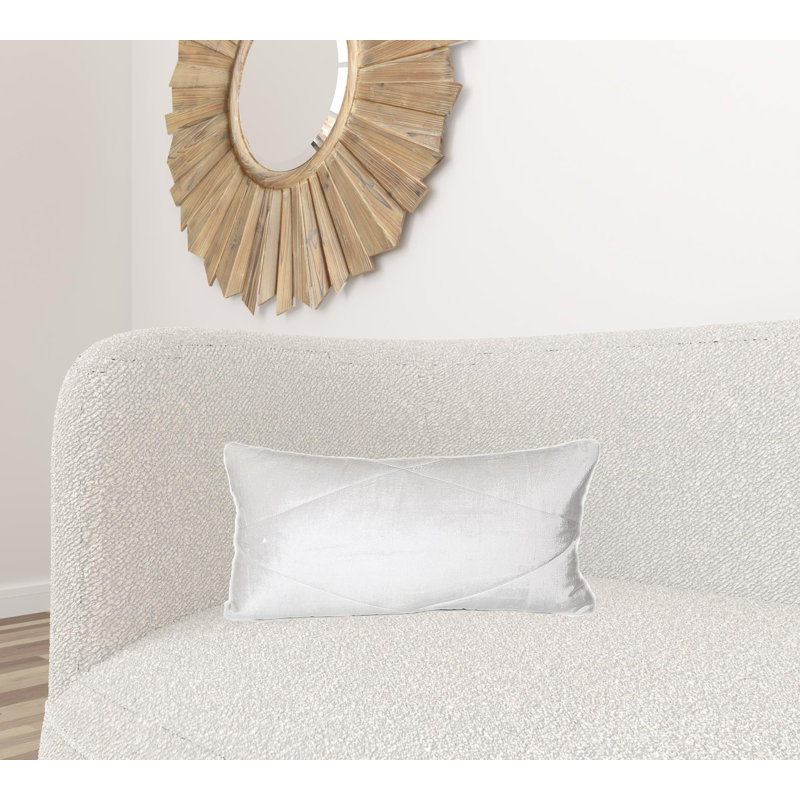 Reversible Pillow Insert, White