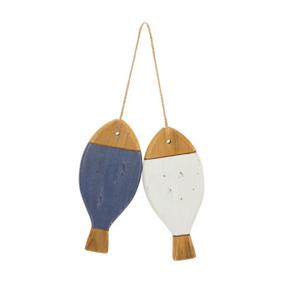 6.75'' Wood Animals Hanging Figurine Ornament