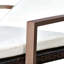 193cm Long Reclining Single Chaise with Cushions