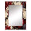 Renaissance Red Peonies Botanical Pattern - Floral Mirror Wall Decor-2109047485