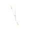 Allegra 2 - Light White Unique/Statement Pendant-40239208