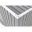 Remise de rangement 10 x 12 pi avec panneau en acier de couleur 0,23 mm et film protecteur de surface, 2 fenêtres de jour, option 2 couleurs, cadeau pratique pour le rangement extérieur-126148140