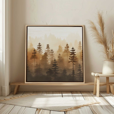 «Forest at Golden Hour», reproduction sur toile