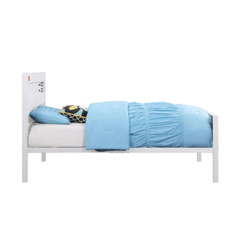 Cargo White Finish Full Bed, White