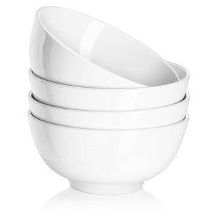  6 bols à soupe en porcelaine blanche 6 pouces Lumina (ensemble de 4) (Ensemble de 4)