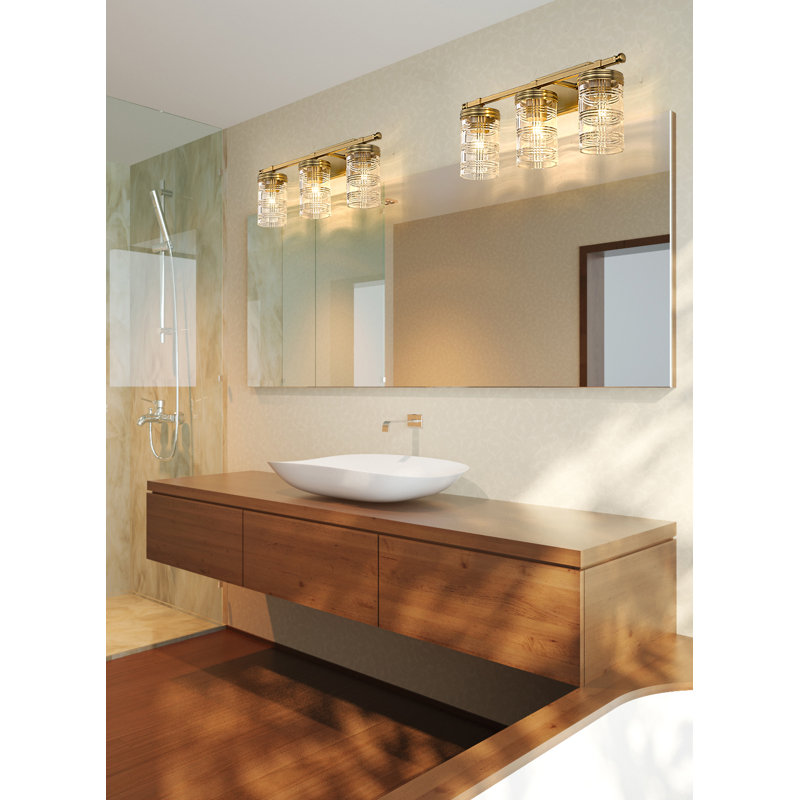 Gatta 3 - Light Dimmable Vanity Light, Heirloom Gold