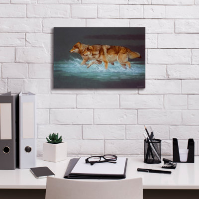 «Evening Travels» par Joh Naito, art mural sur toile