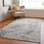 Tapis ivoire / bleu délavé Iluka-1703935801