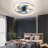 Ceiling Fan with Lights Dimmable LED