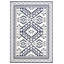 Tapis géométrique bleu / ivoire Kerber-307757726