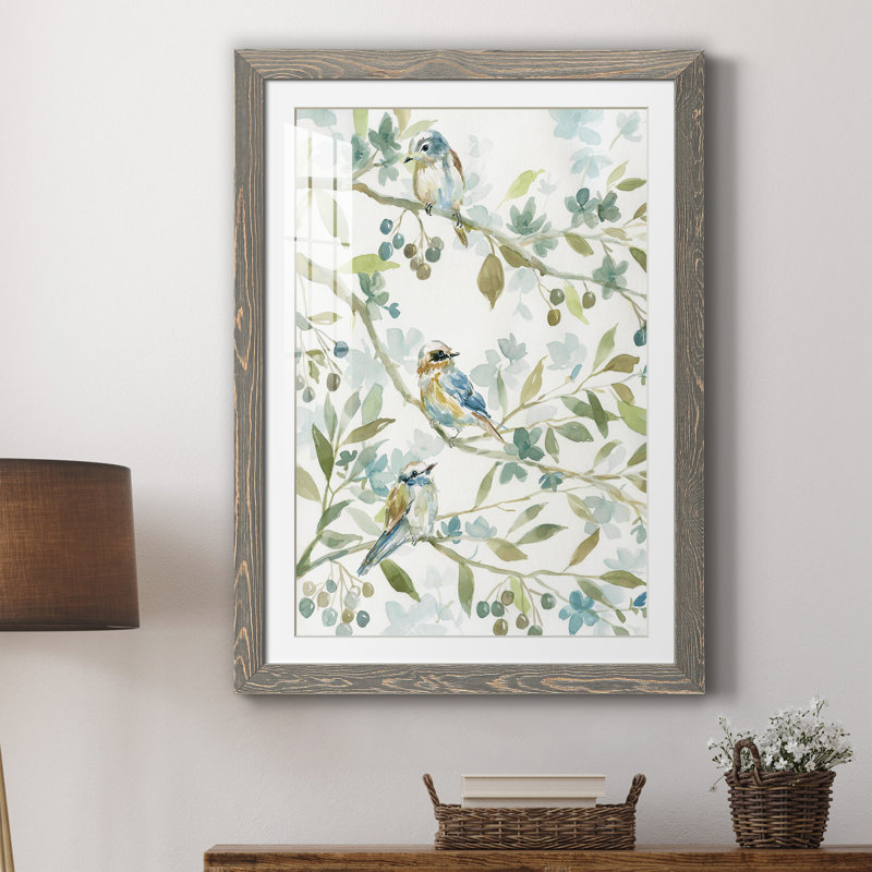 " Spring Beginnings ", 31" H x 44" W x 1" D, Gray Framed Canvas