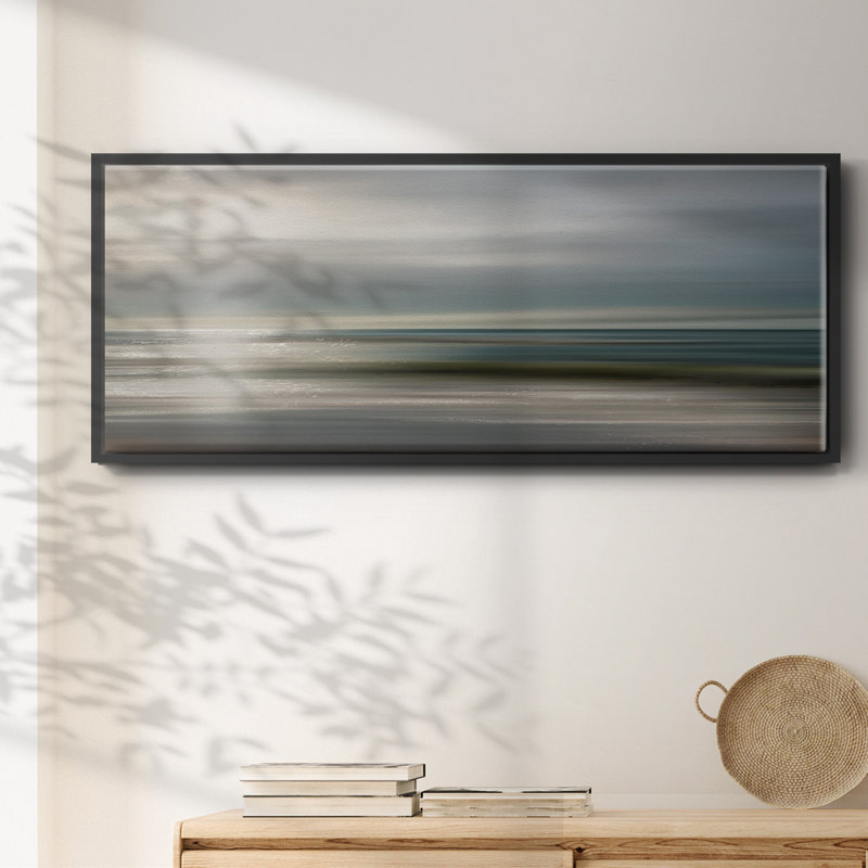 Setting Sun- Framed Canvas, 8" H x 20" W