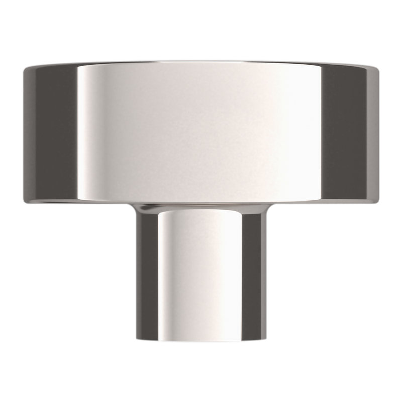 4405 Contemporary Knob, 1.5", Polished Nickel