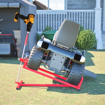 Cric de levage pour tondeuse à gazon - capacité de 880 lb pour les tracteurs et les tondeuses à gazon zéro tour