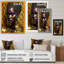 Portrait d'une femme africaine glamour - Impression-87370918-87370922