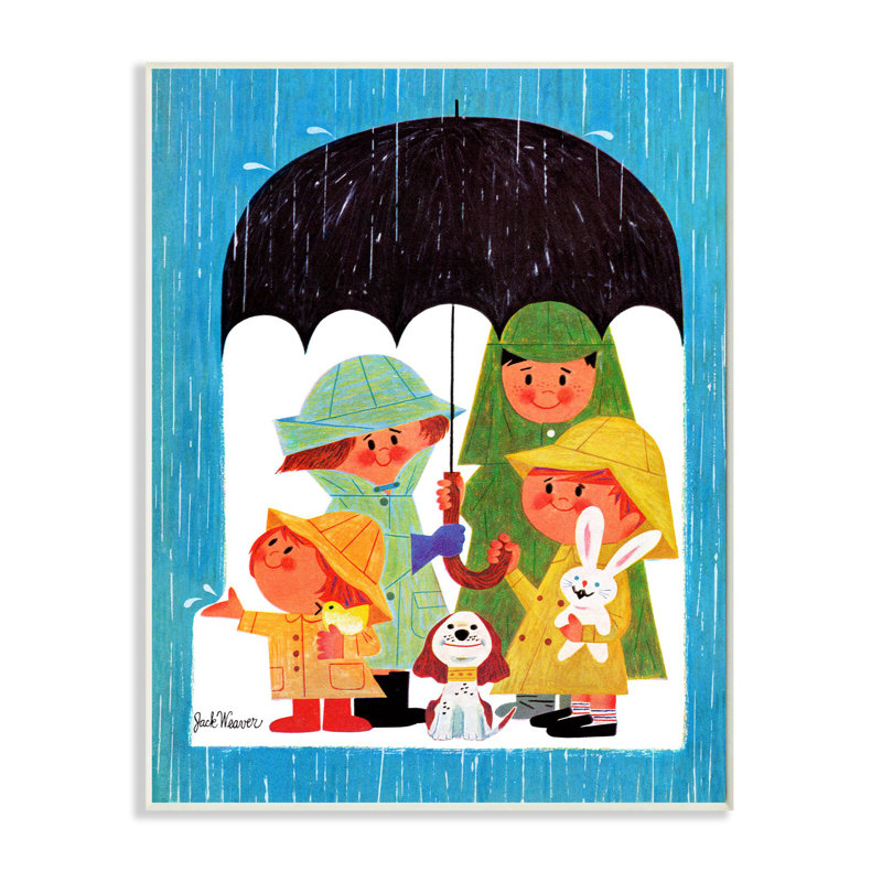 Dessin de Raycliff Rainy Day, H 15 po x l 10 po, Plaque murale