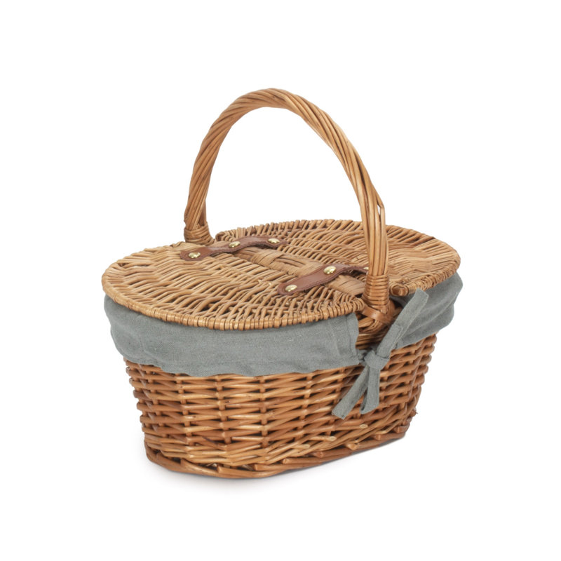 Bay Isle Home Wicker Decorative Basket, Brown