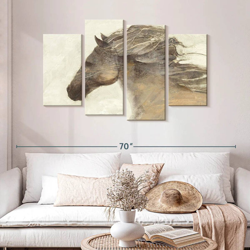 Abstract Horse, 32" H x 52" W