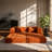 Towin 77.95" W x 35.43" D x 26.77" H Corduroy Convertible Sleeper Sofa Bed-951510436-951510440