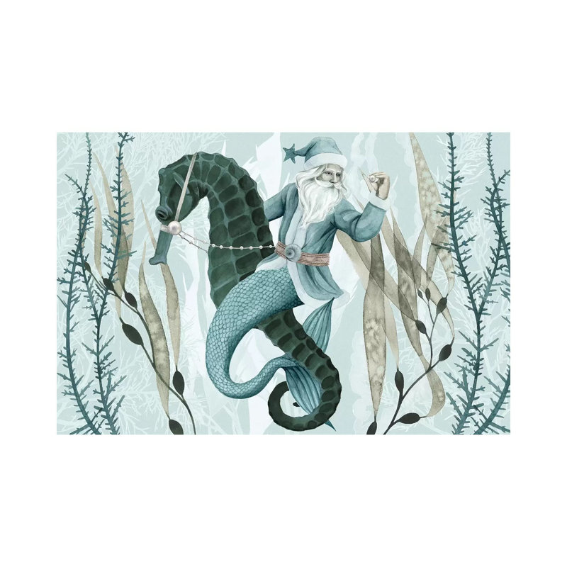 The Sea Santa Collection A by Grace Popp - Wrapped Canvas Gallery-Wrapped Canvas Giclée, 101.6 cm H x 66.04 cm W x 1.91 cm D