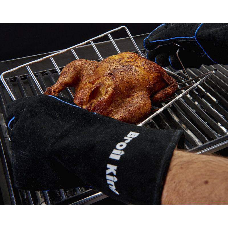 Broil King Leather Grilling Gloves 2 Pcs