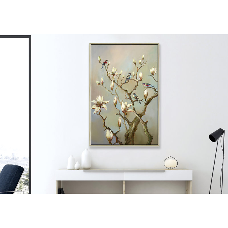 Birds, Gold, 26" H x 38" W