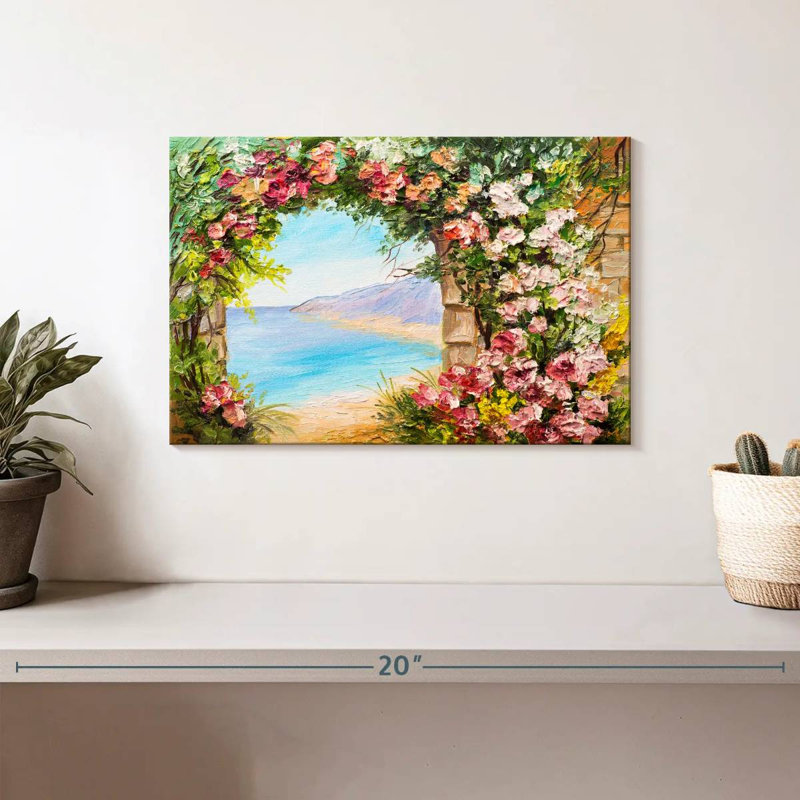 Lilie unique bord de mer, H 8 po x l 12 po