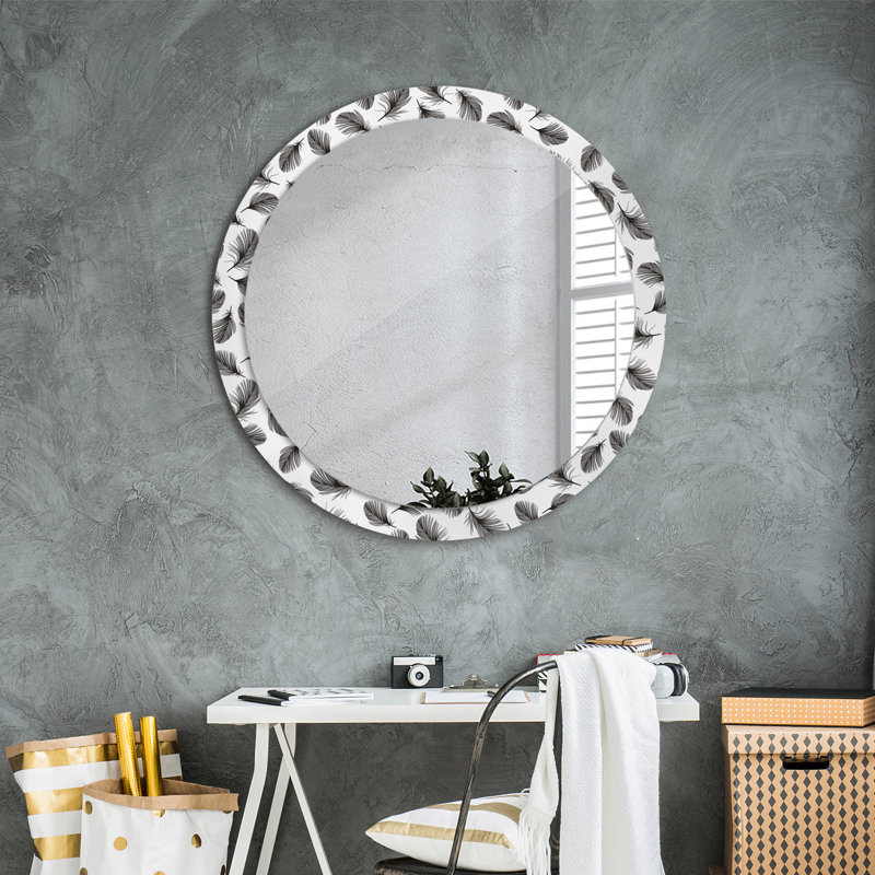 Huldar Glass Flat Wall Mirror