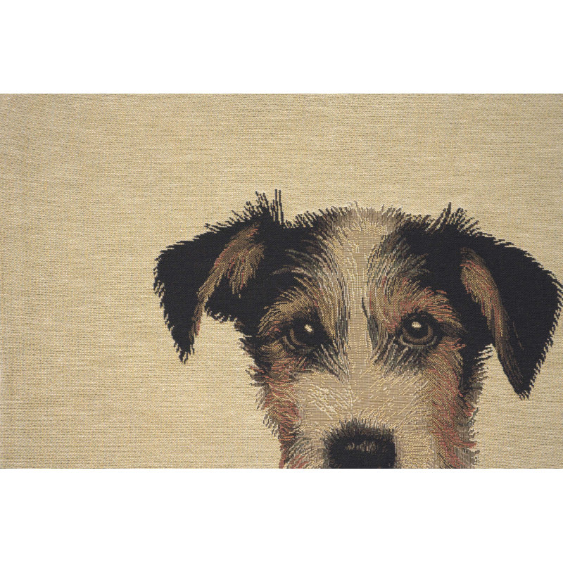 Percival Terrier European Cushion Covers, Brown Dog 4