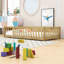 Lit simple en bois avec clôture-40852864