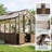 6x10 FT Large Wooden Greenhouse, Heavy Duty Spruce Frame with PC Panels, Adjustable Roof Vents & Lockable Door for Garden-124024349-124024347