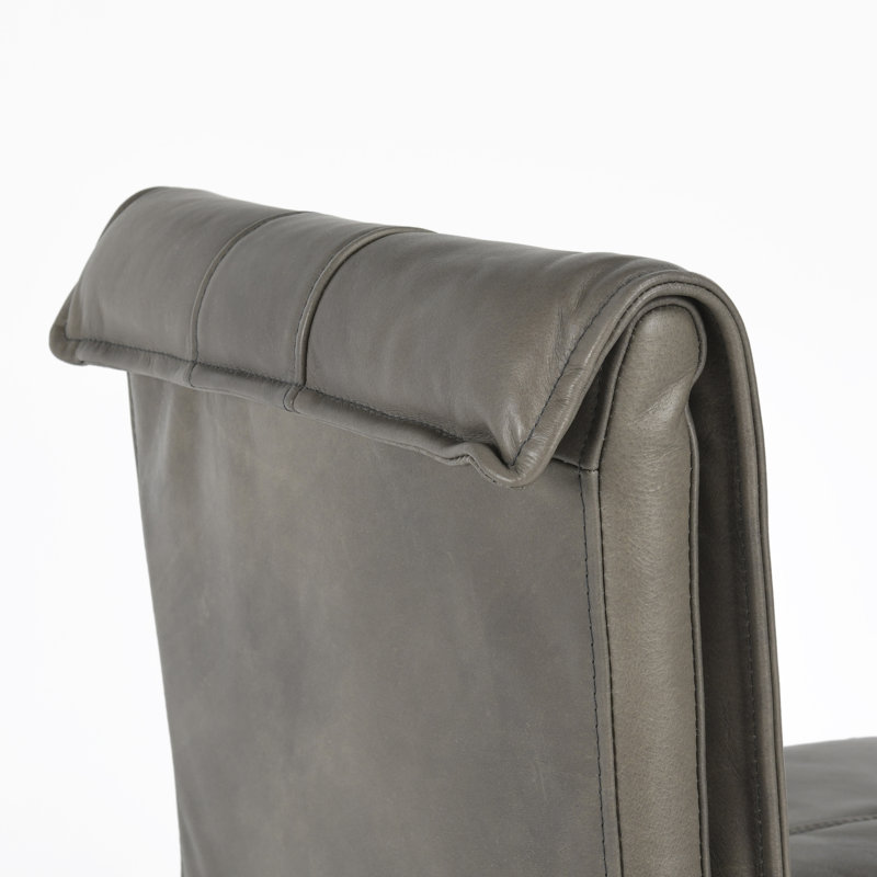 Mayer 26 Counter Stool Antique Brown, Bar Stool (31" Seat Height), Pewter Gray