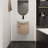 Wall Mounting Bathroom Vanity With Ceramic Sink