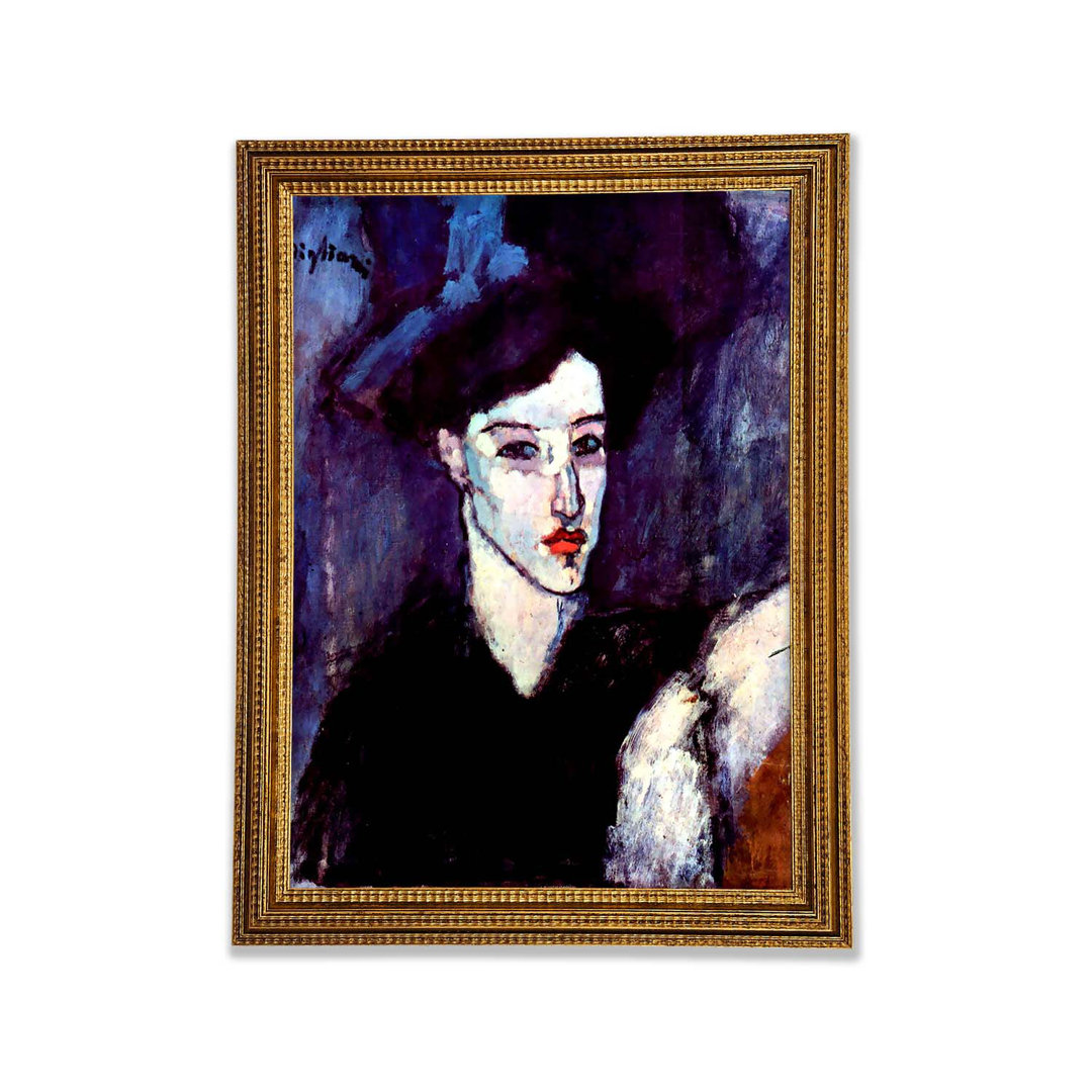 Die Jüdin von Modigliani - Einzelne Bilderrahmen Kunstdrucke