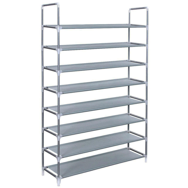 40 Pair Shoe Rack, Gray