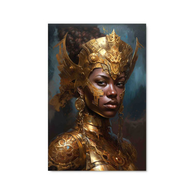 Imprimé acrylique Golden Golden Warrior
