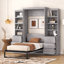 Lit escamotable en bois massif