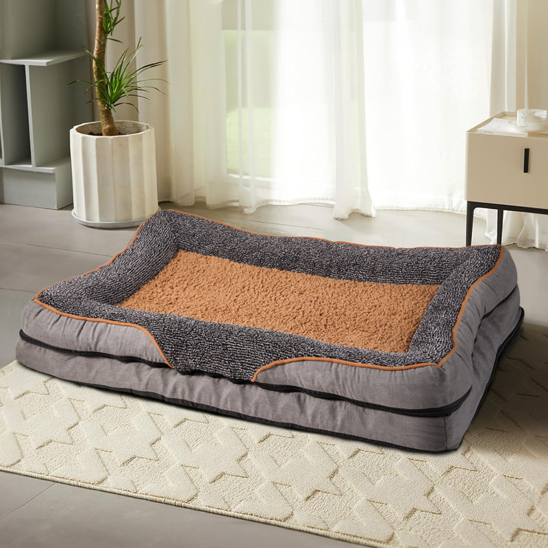Faux Plush Pet Bed
