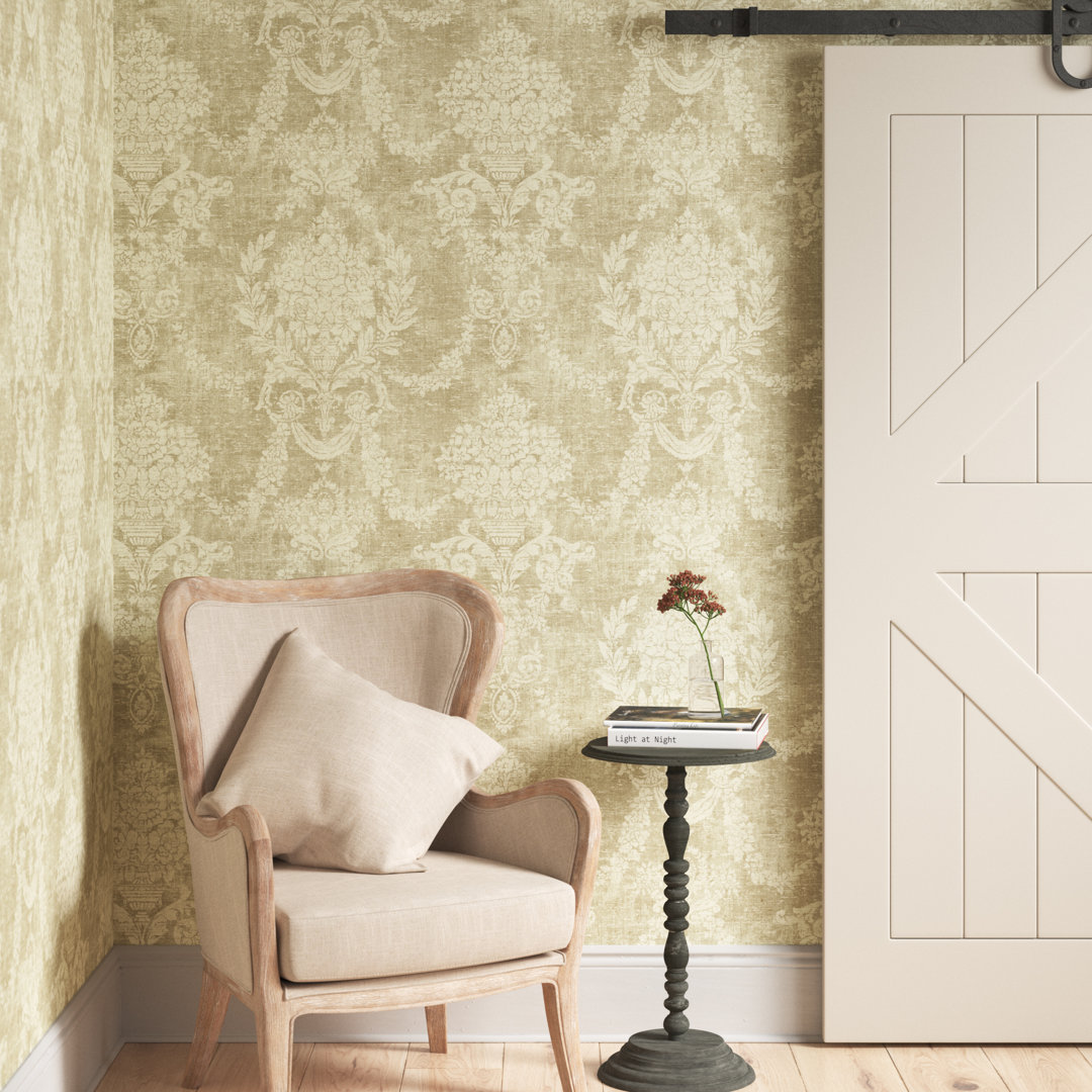 Santamaria Damask Roll Laurel Foundry Modern Farmhouse® 