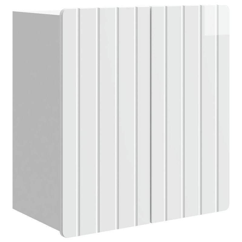 Rectangle Accent Chest, High Gloss White