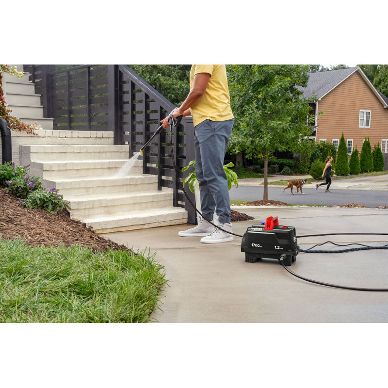 Dirt Devil 1700 PSI Black Electric Pressure Washer with Accessories