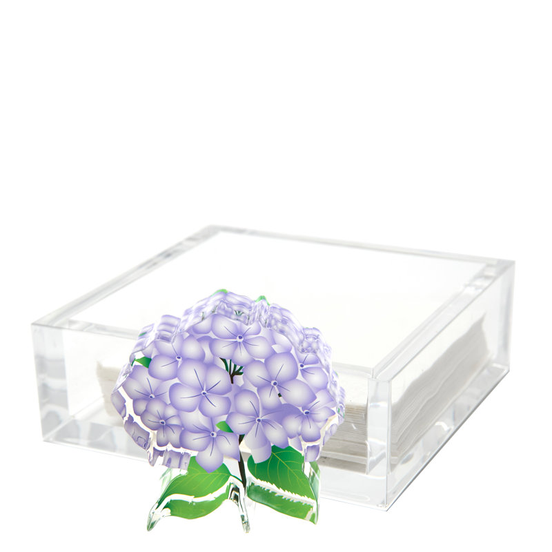 Hydrangea Cocktail Napkin Holder