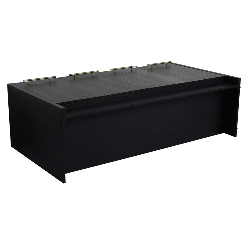 Meuble-lavabo moderne 60 po, balles de châtaignier noir, porte à fermeture en douceur, espace de rangement suffisant, bureau autoportant en contreplaqué 60 po, reconnaissance, séjour