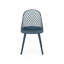 Chaise d'extérieur Lily - Structure et assise en filet tendance