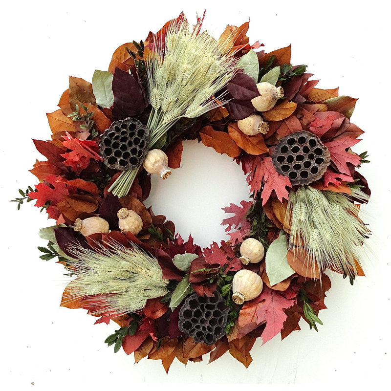 Handcrafted Dried Mixed Assortment 22'' Wreath