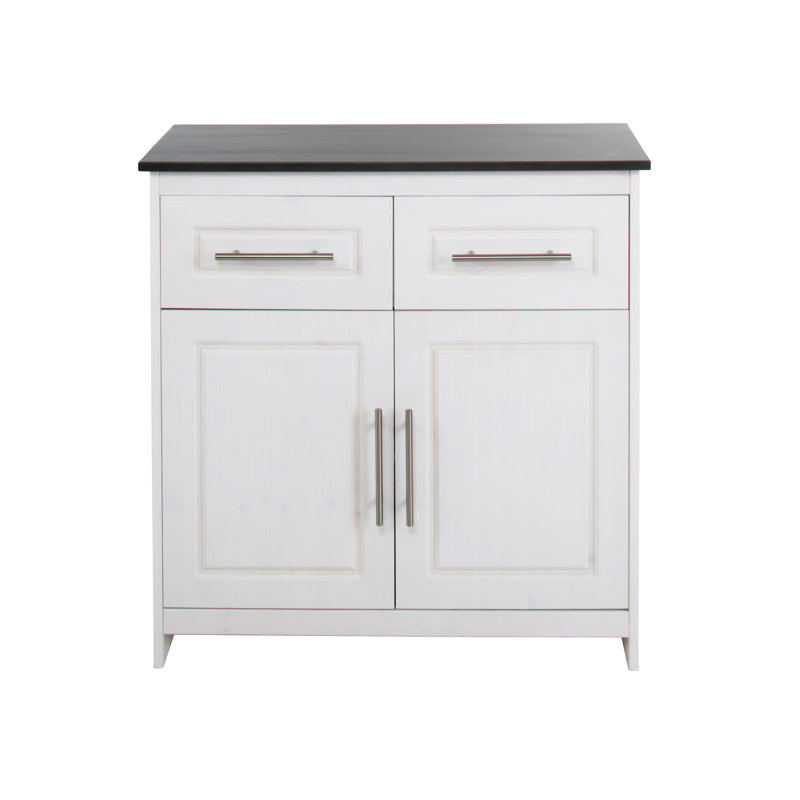 Dehaan Solid Wood Standard Accent Accent Chest, White
