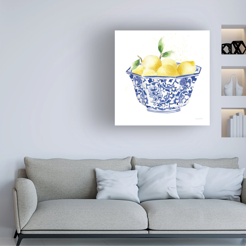  «Mercedes Lopez Charro Elegant Fruit II», art mural sur toile, H 18 po x l 18 po
