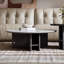 Table basse ronde en pierre micro-cristalline